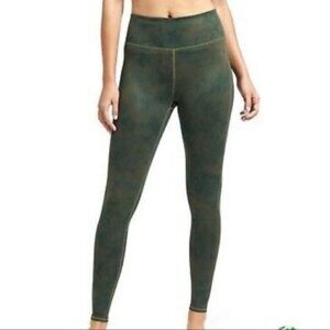 Athleta Green Clouds Chaturanga Tight‎ Women Size XXSmall